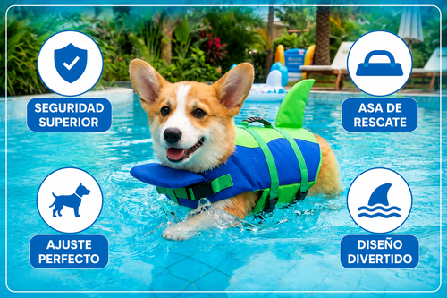 Chaleco Salvavidas para Perros